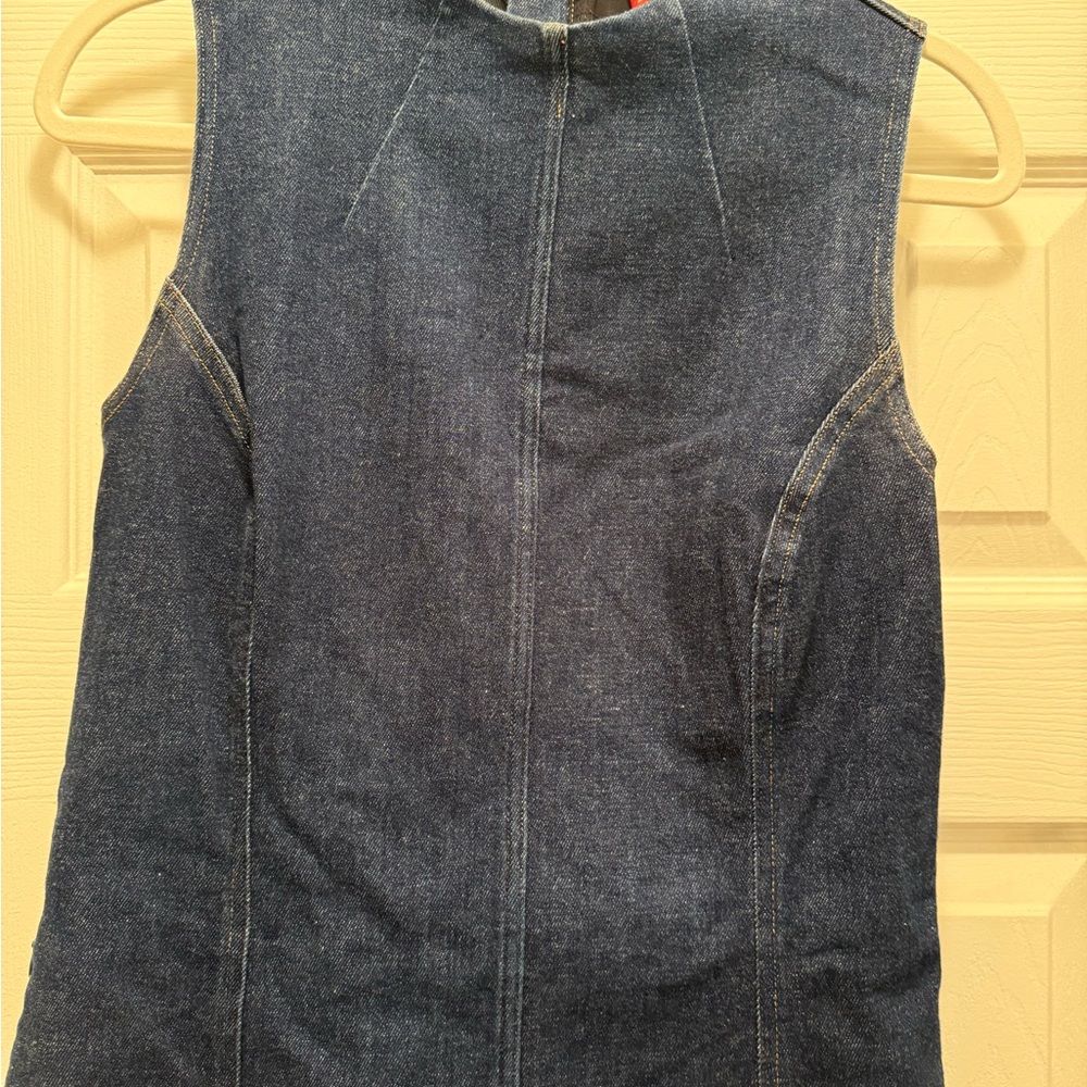 Spanx Denim Seamed Shift Dress - Picture 2 of 7